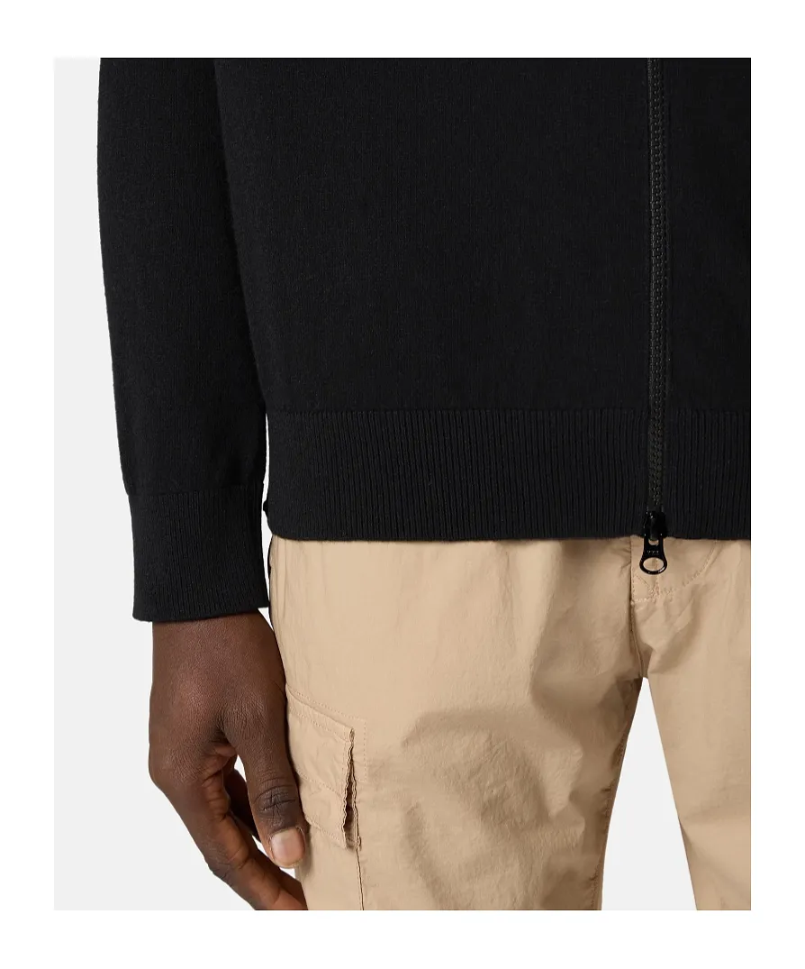 Zip-Up Track Jacket With Rolled Edges