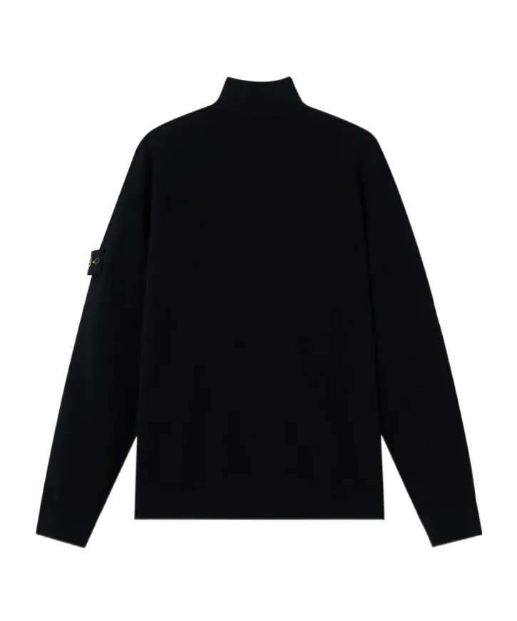 Zip-Up Track Jacket With Rolled Edges