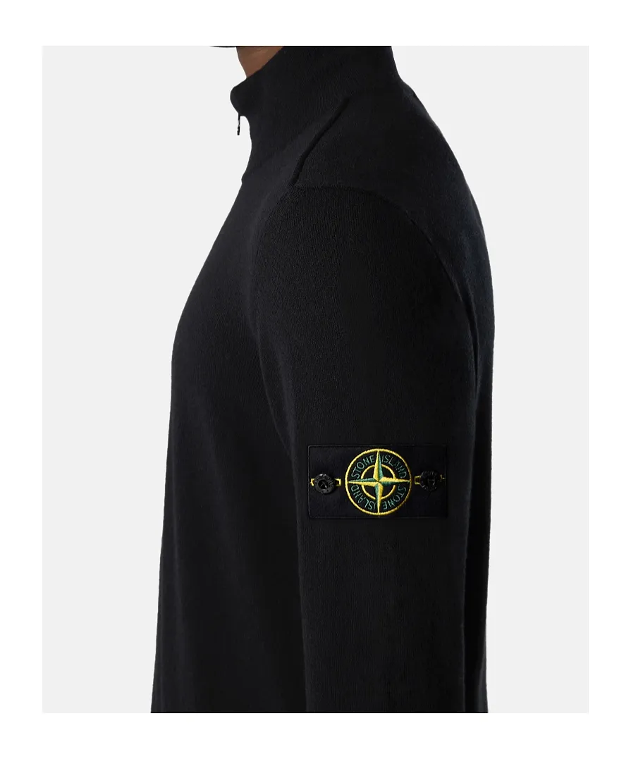 Zip-Up Track Jacket With Rolled Edges