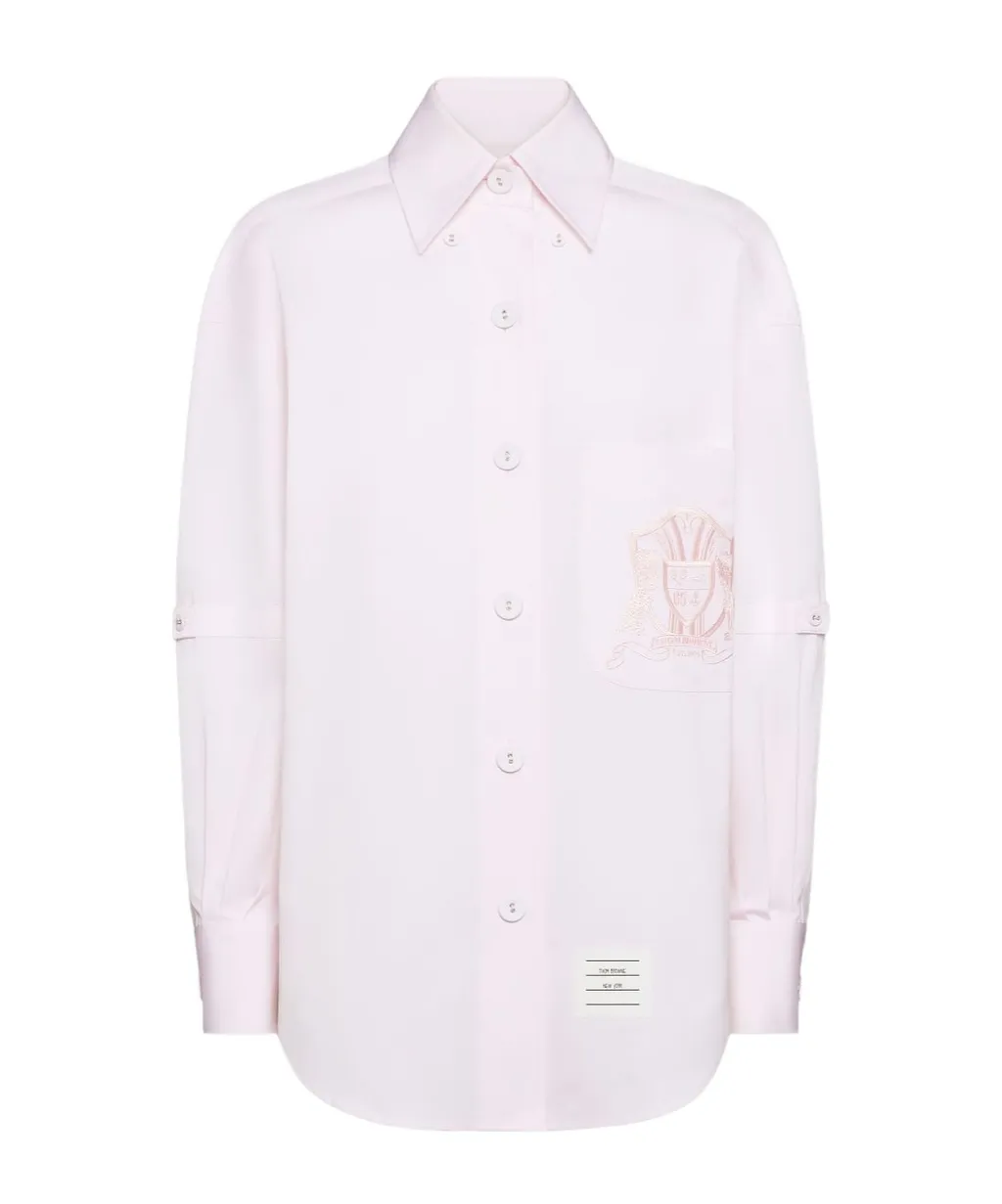 Thom Browne Crest Patch Button-Up Shirt