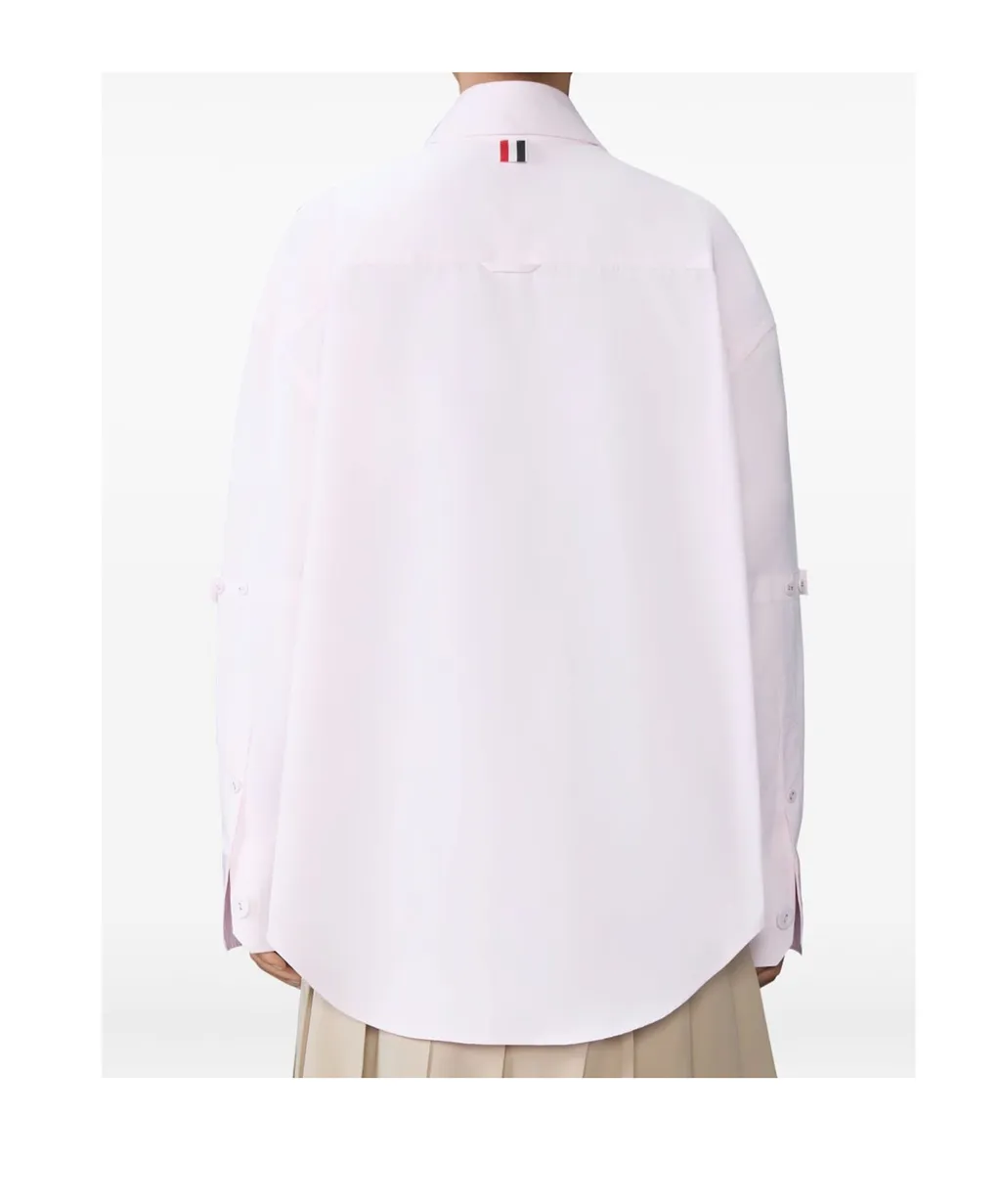 Thom Browne Crest Patch Button-Up Shirt