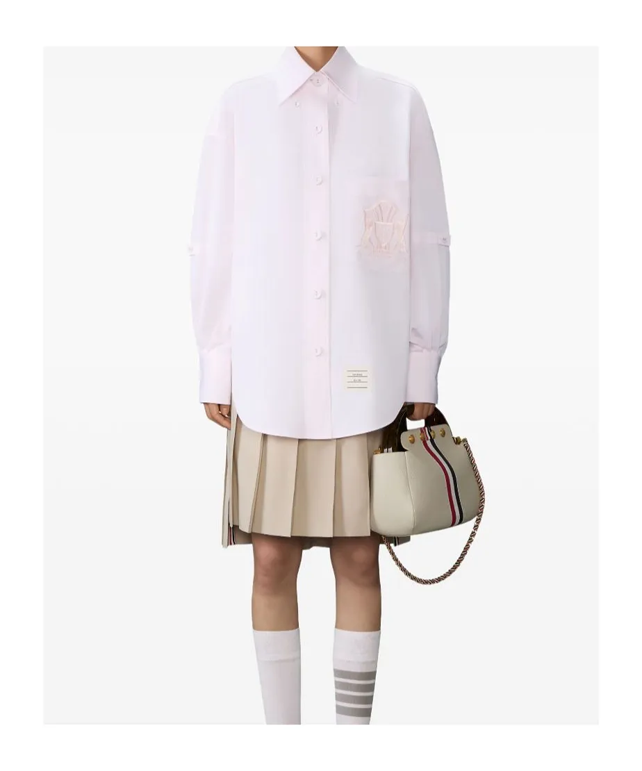 Thom Browne Crest Patch Button-Up Shirt