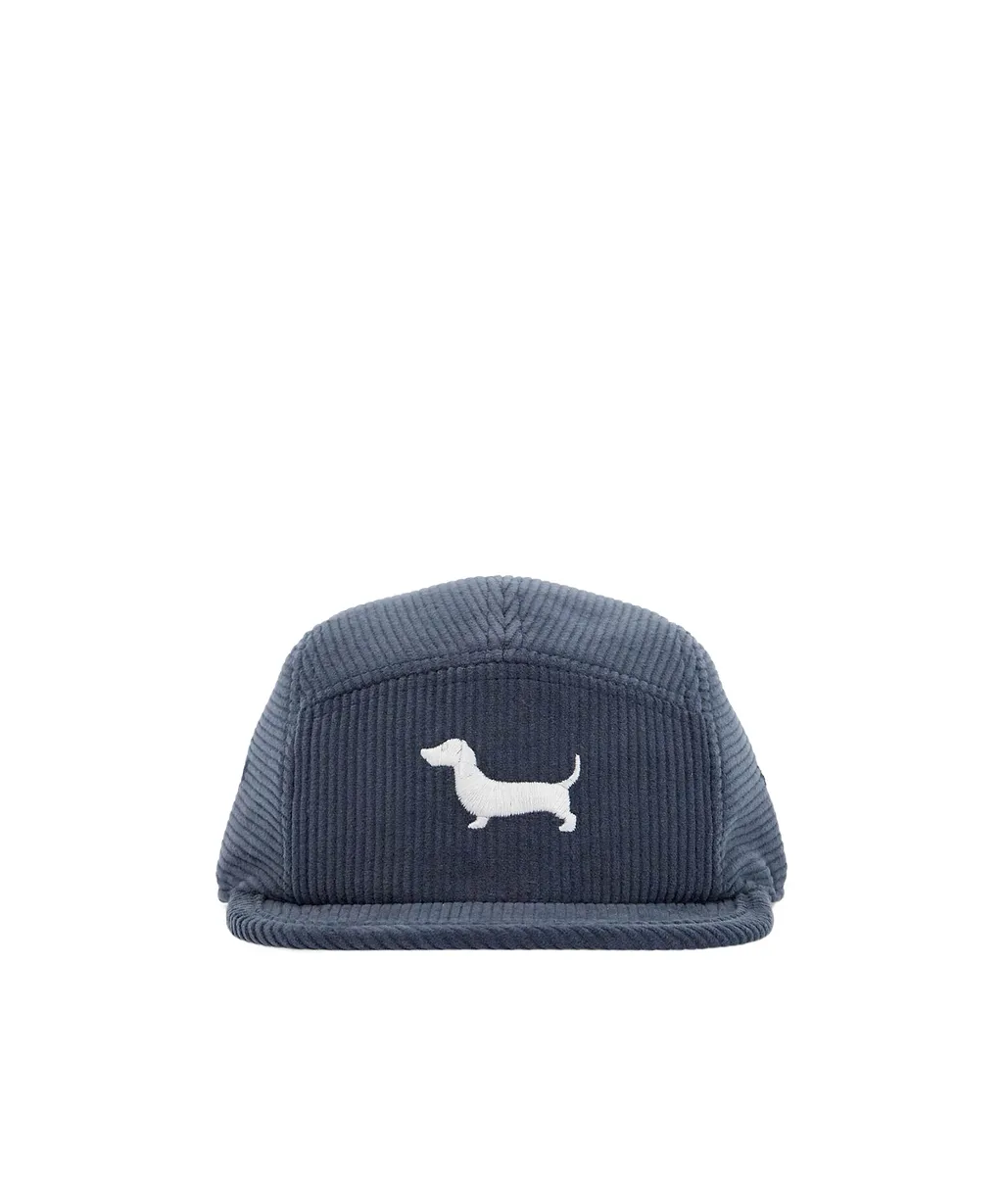 Thom Browne Hector Embroidered Corduroy Baseball Cap