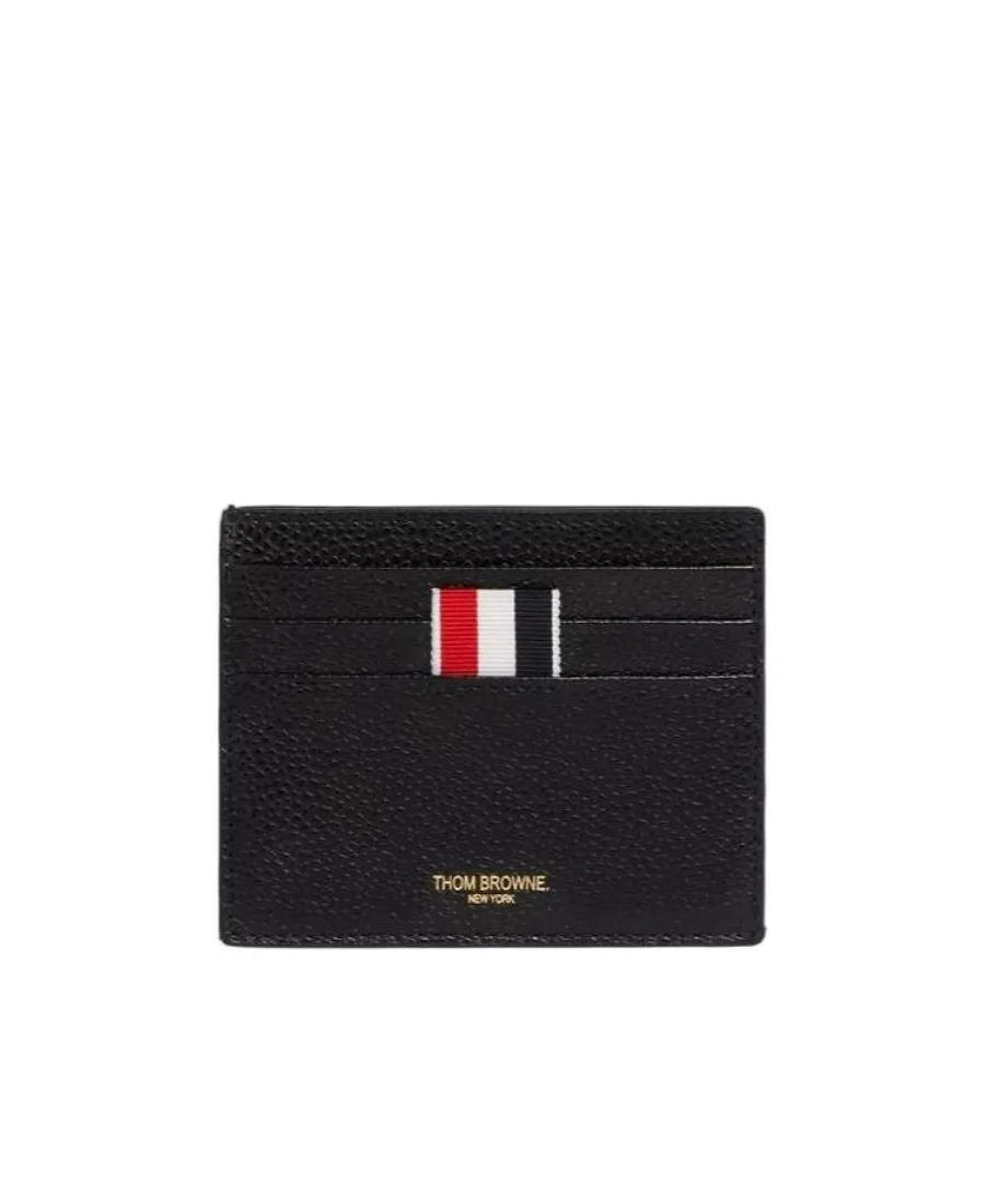 Thom Browne Logo Detailed Card Holder