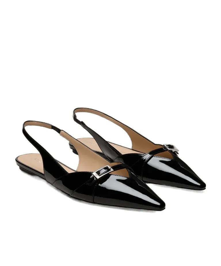 Pointed-Toe Flat Sandals