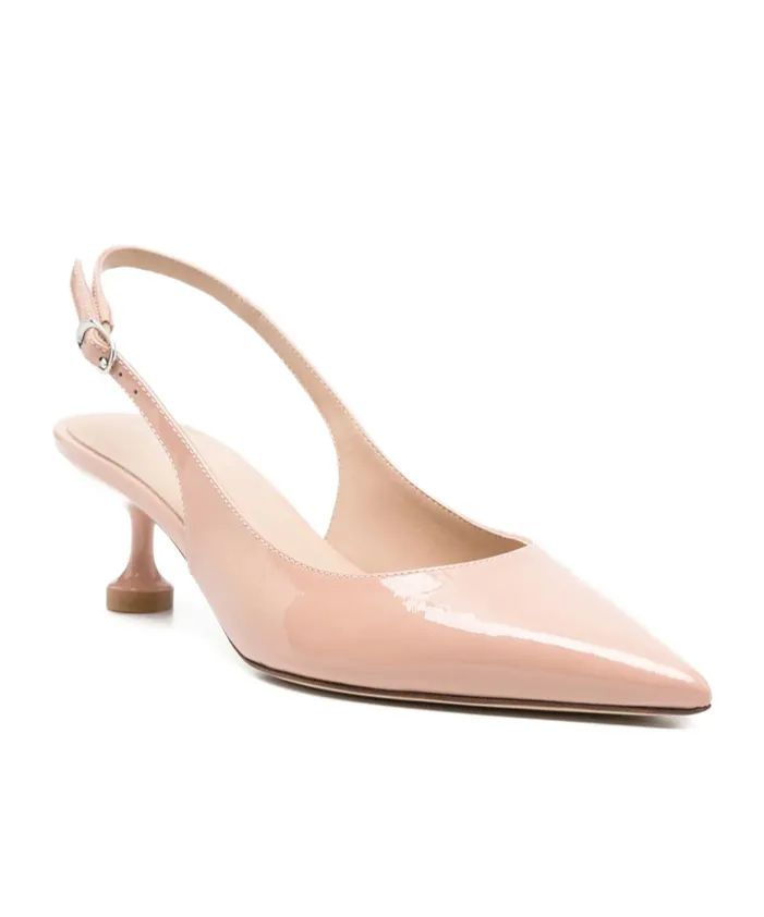 Pointed-Toe High-Heeled Sandals