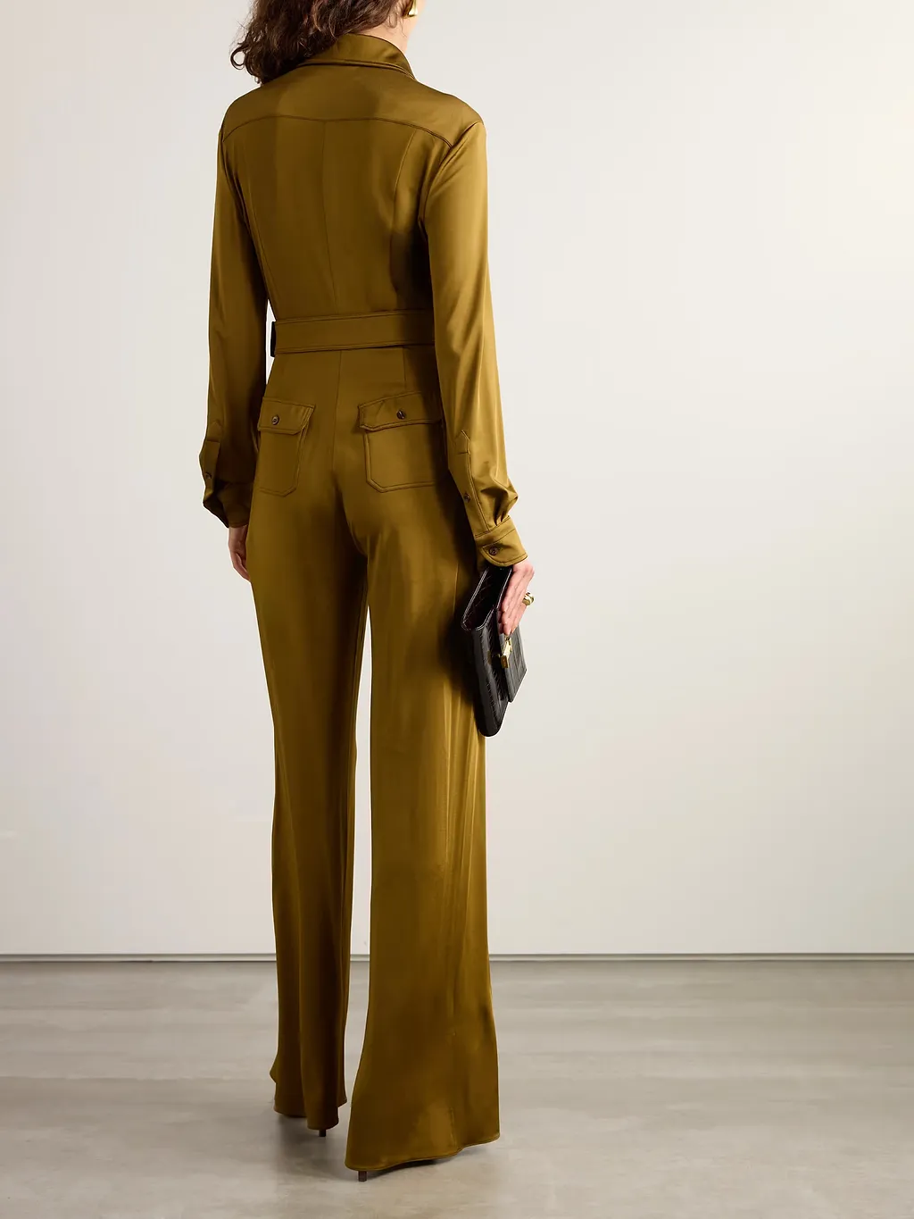 Long-Sleeved Jumpsuit
