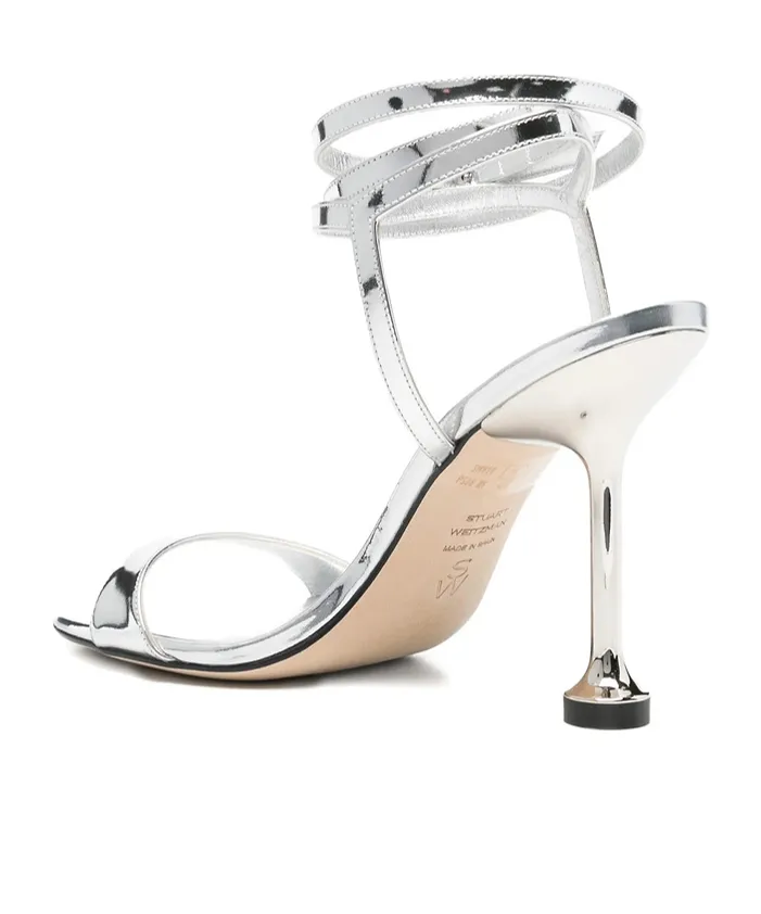 Round-Toe High-Heeled Sandals