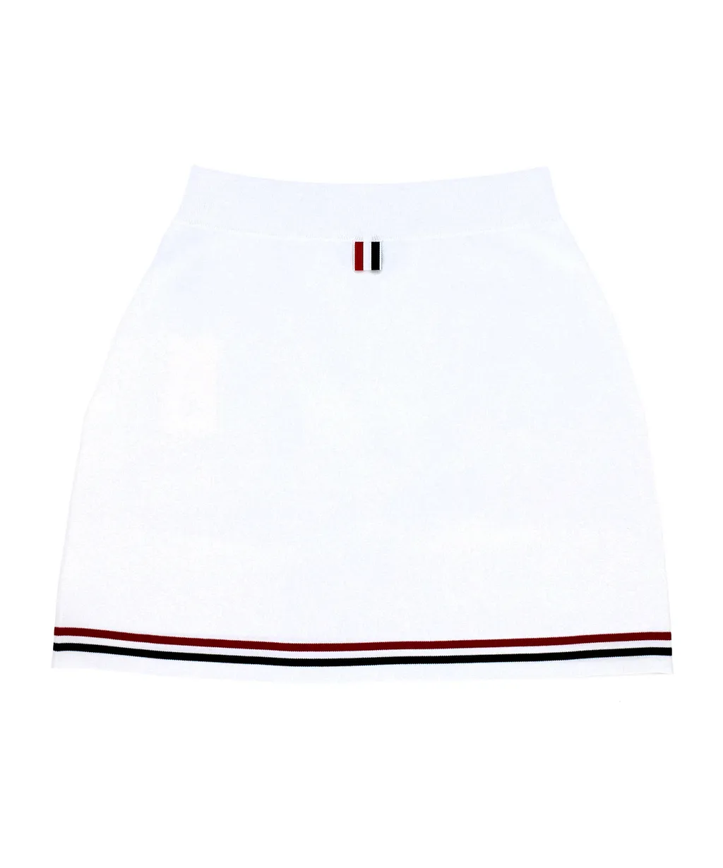 Thom Browne Stripe Trim Skirt
