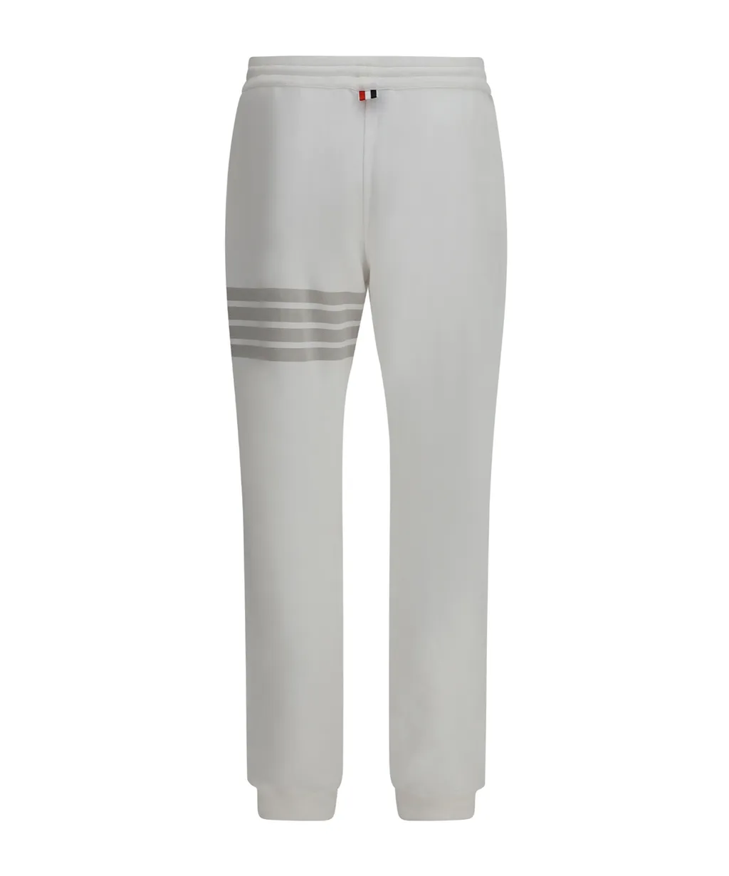 Thom Browne Solid Loopback Overdyed 4-Bar Sweatpants