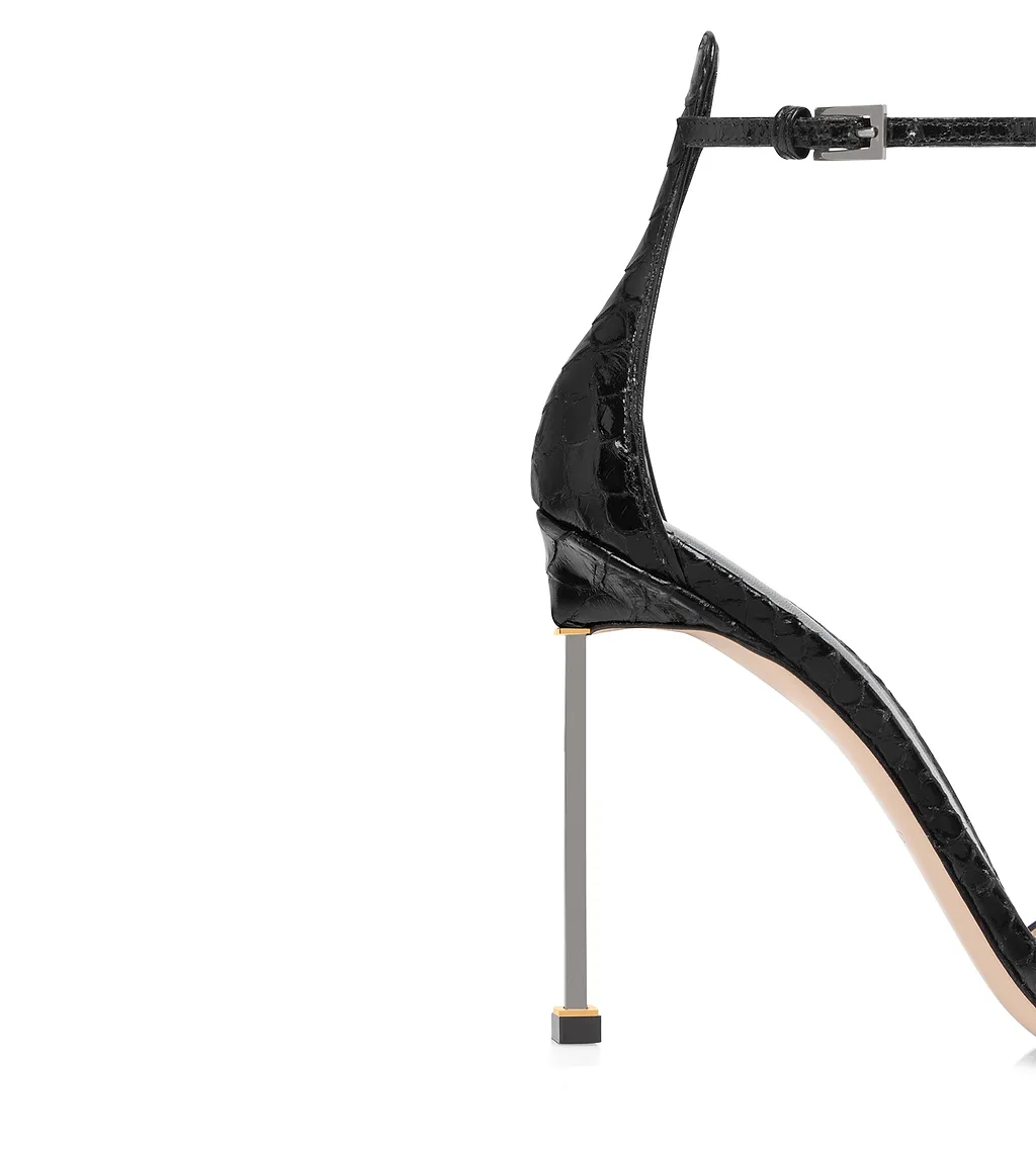 Open-Toed High-Heeled Sandals