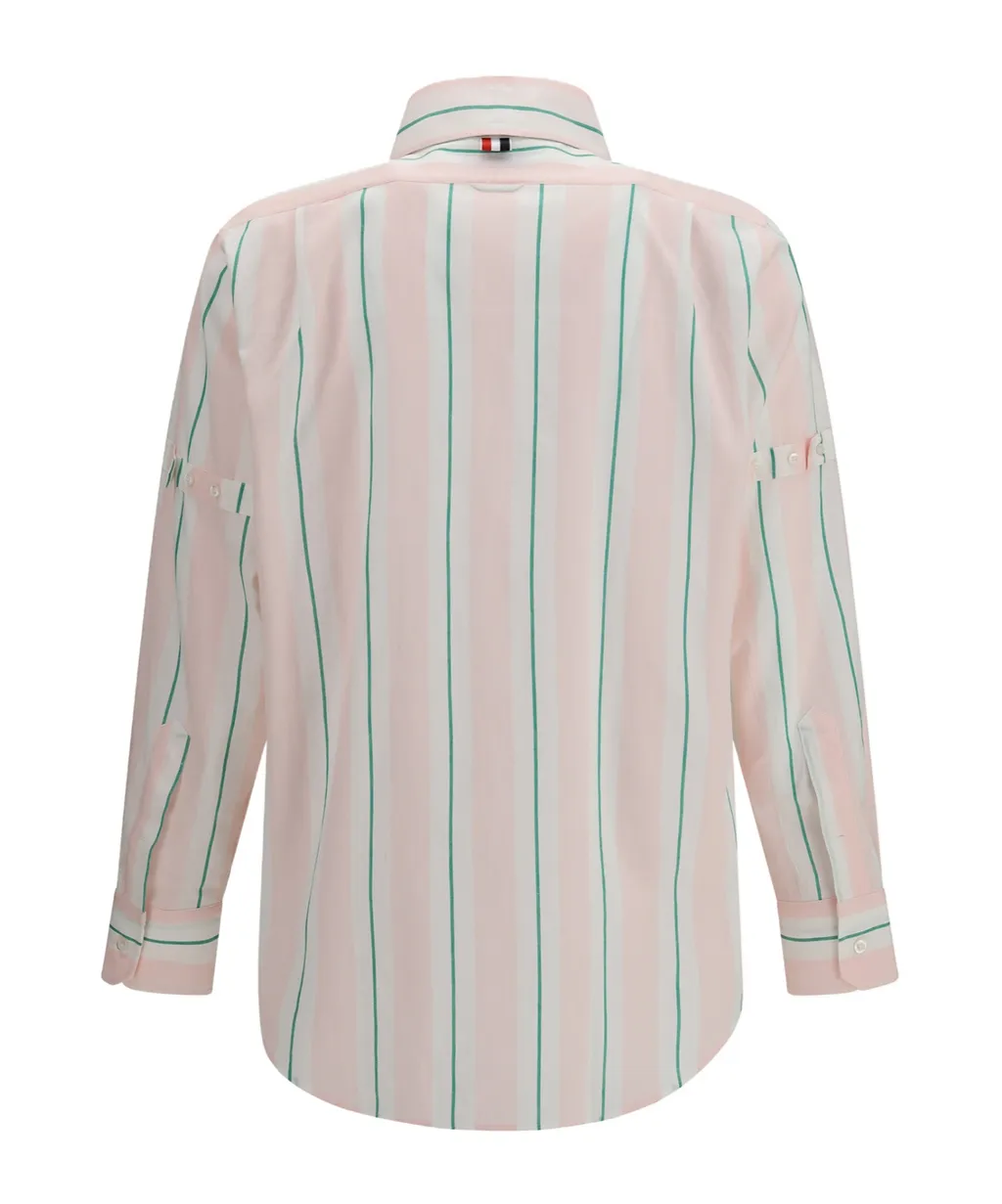 Thom Browne Striped Button-Down Shirt