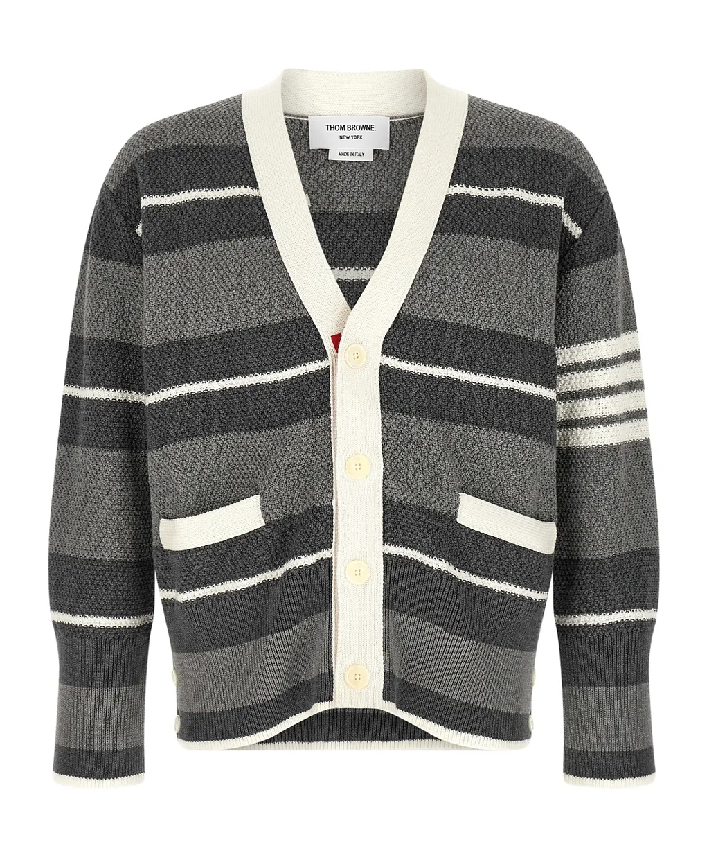 Thom Browne Striped Cardigan