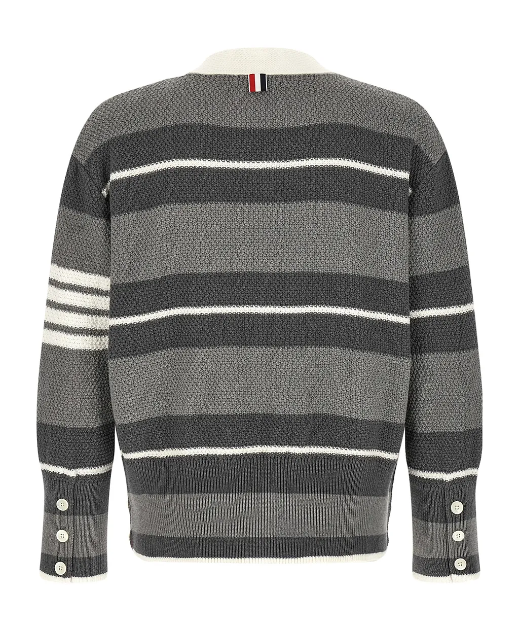Thom Browne Striped Cardigan