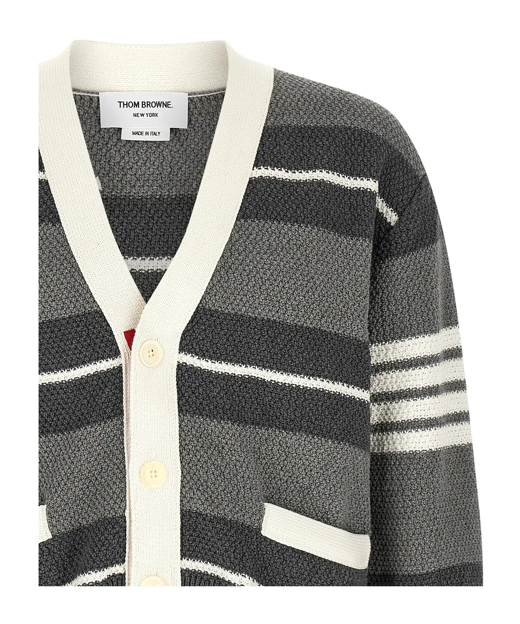 Thom Browne Striped Cardigan