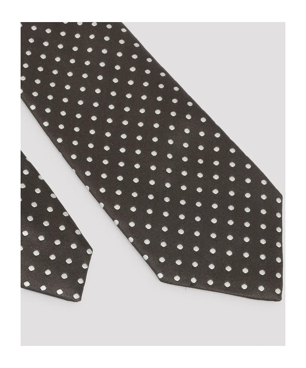 Polka Dot-Print Tie