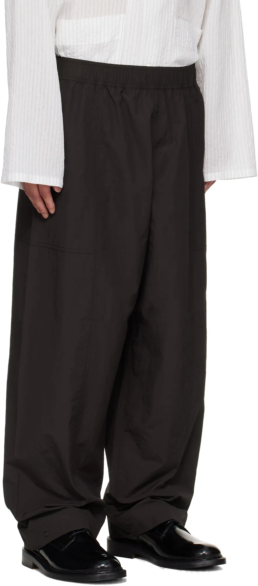 Elasticated-Waist Trousers
