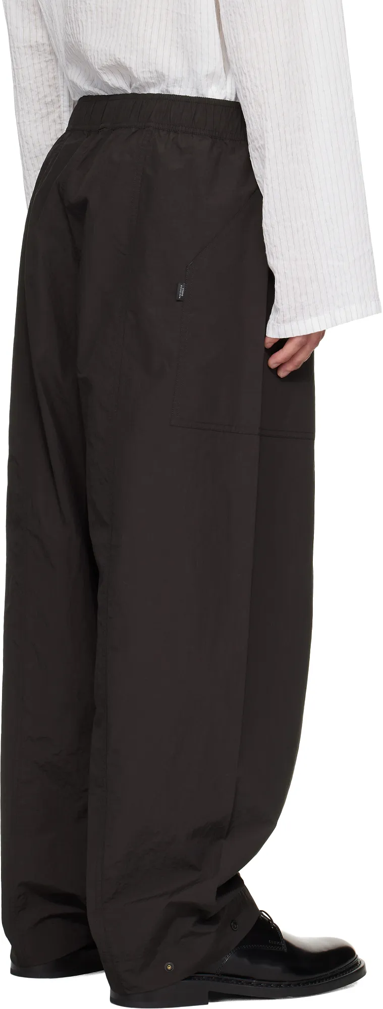 Elasticated-Waist Trousers