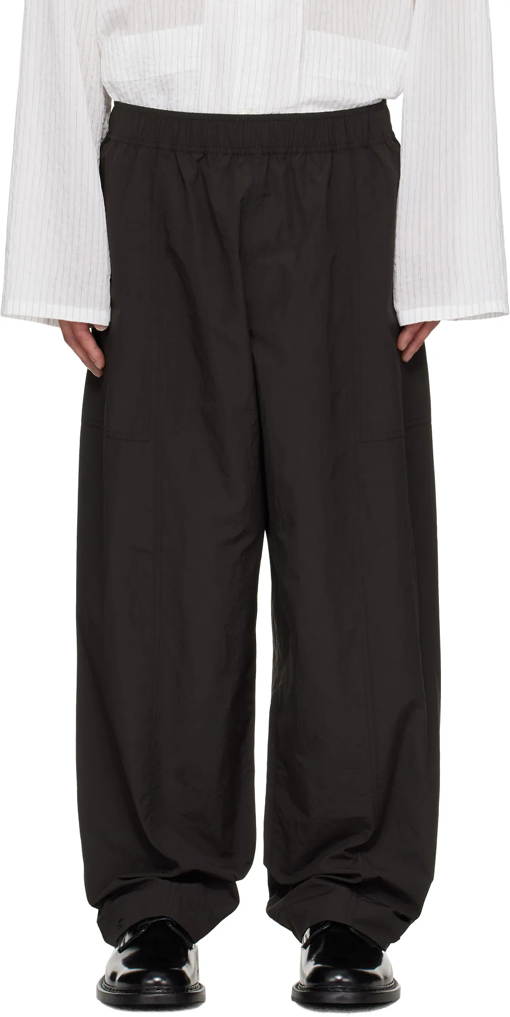 Elasticated-Waist Trousers