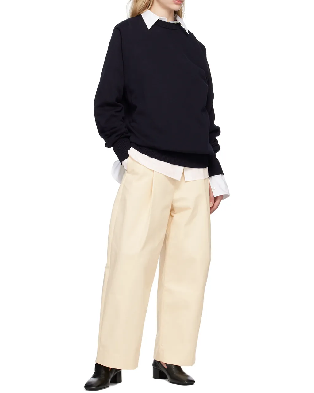 Fine-Knit Cotton Jumper