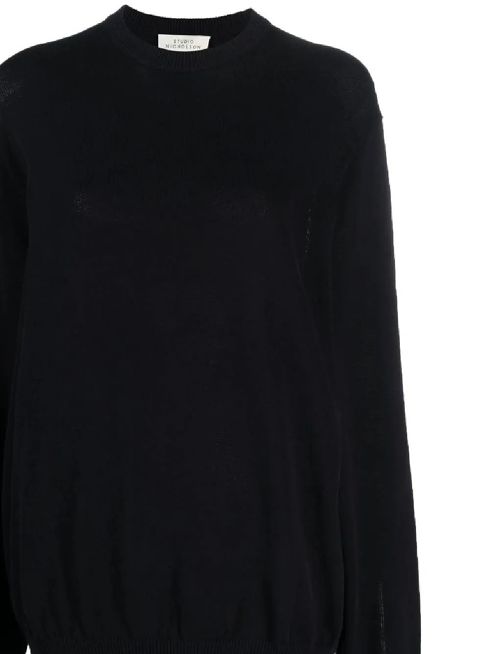 Fine-Knit Cotton Jumper