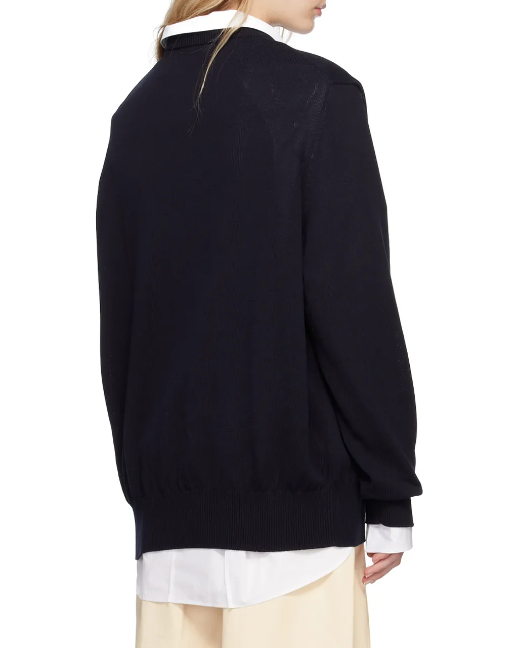 Fine-Knit Cotton Jumper