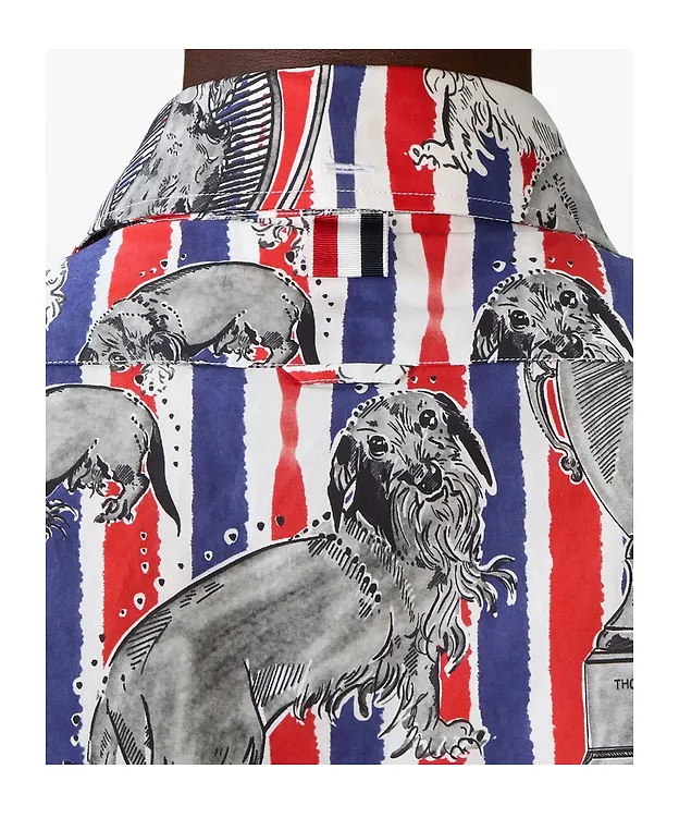 Toile-Detail Long-Sleeve Shirt