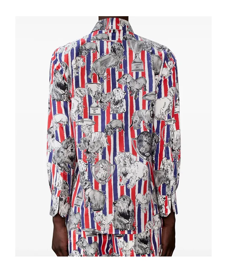 Toile-Detail Long-Sleeve Shirt
