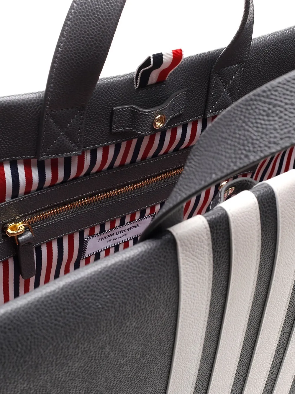 Vertical Stripe Tote Bag