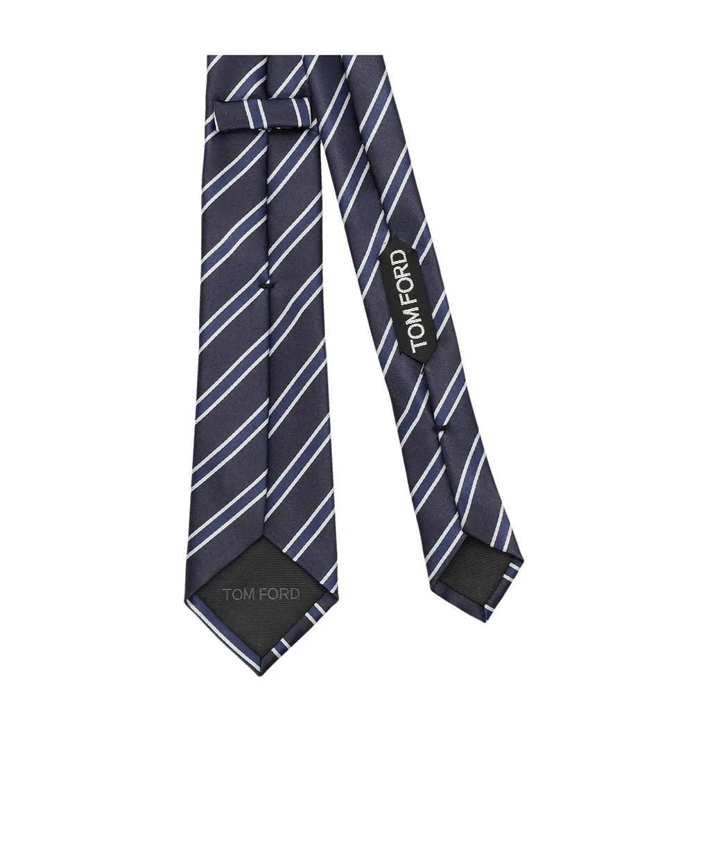 Tom Ford Diagonal Stripe Silk Tie