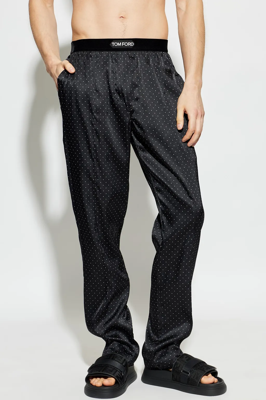 Polka-Dot Pajama Bottoms