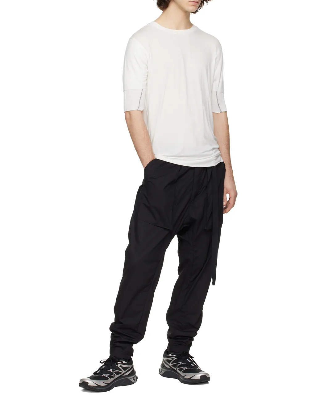 Elastic Waist Casual Pants