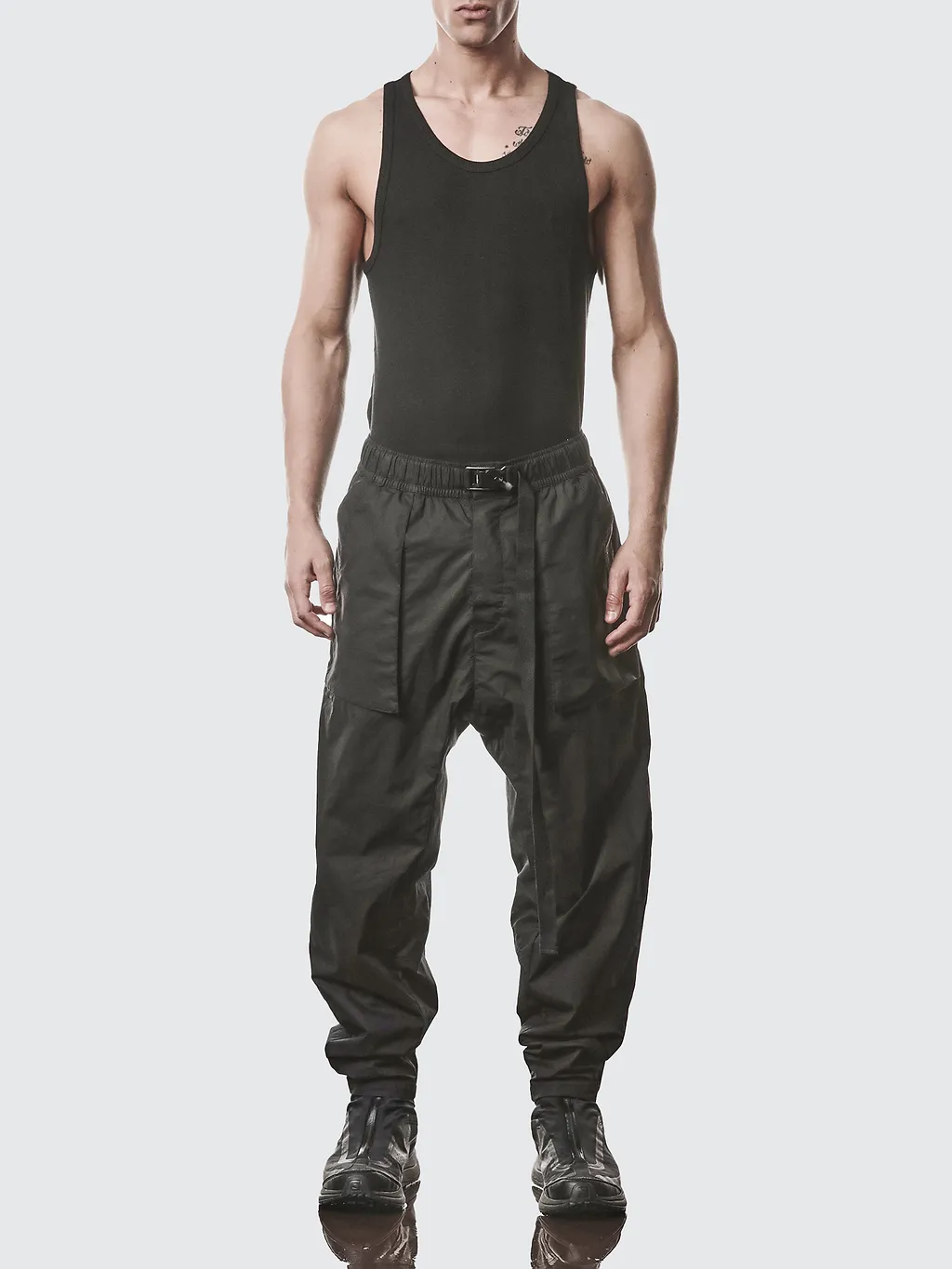 Elastic Waist Casual Pants