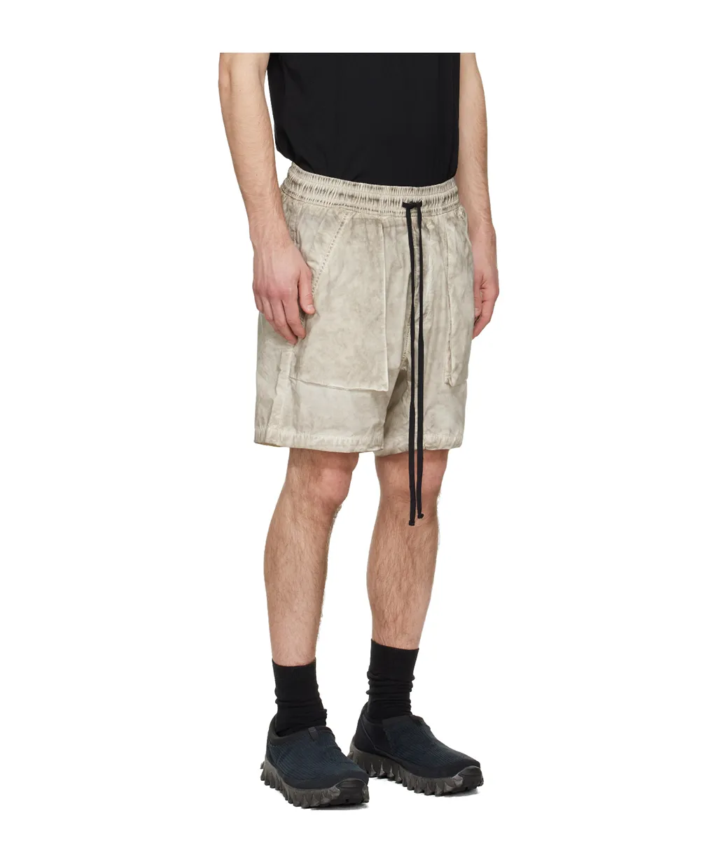Drawstring-Waist Cargo-Pocket Shorts