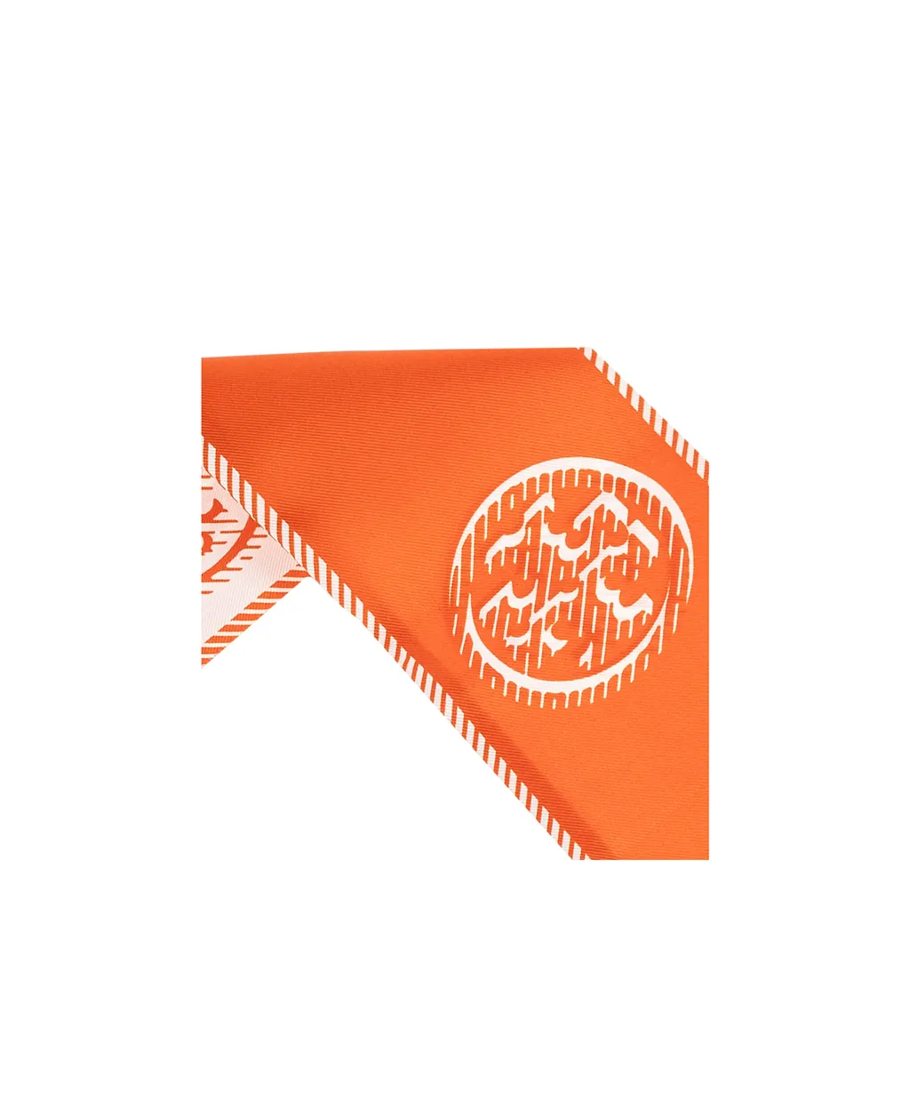 Printed Silk Neck Scarf