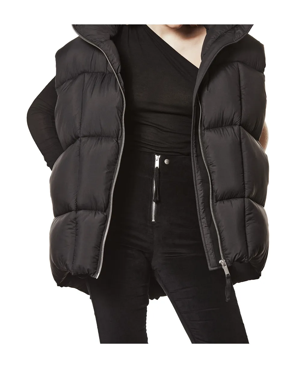 Quilted Hooded Vest