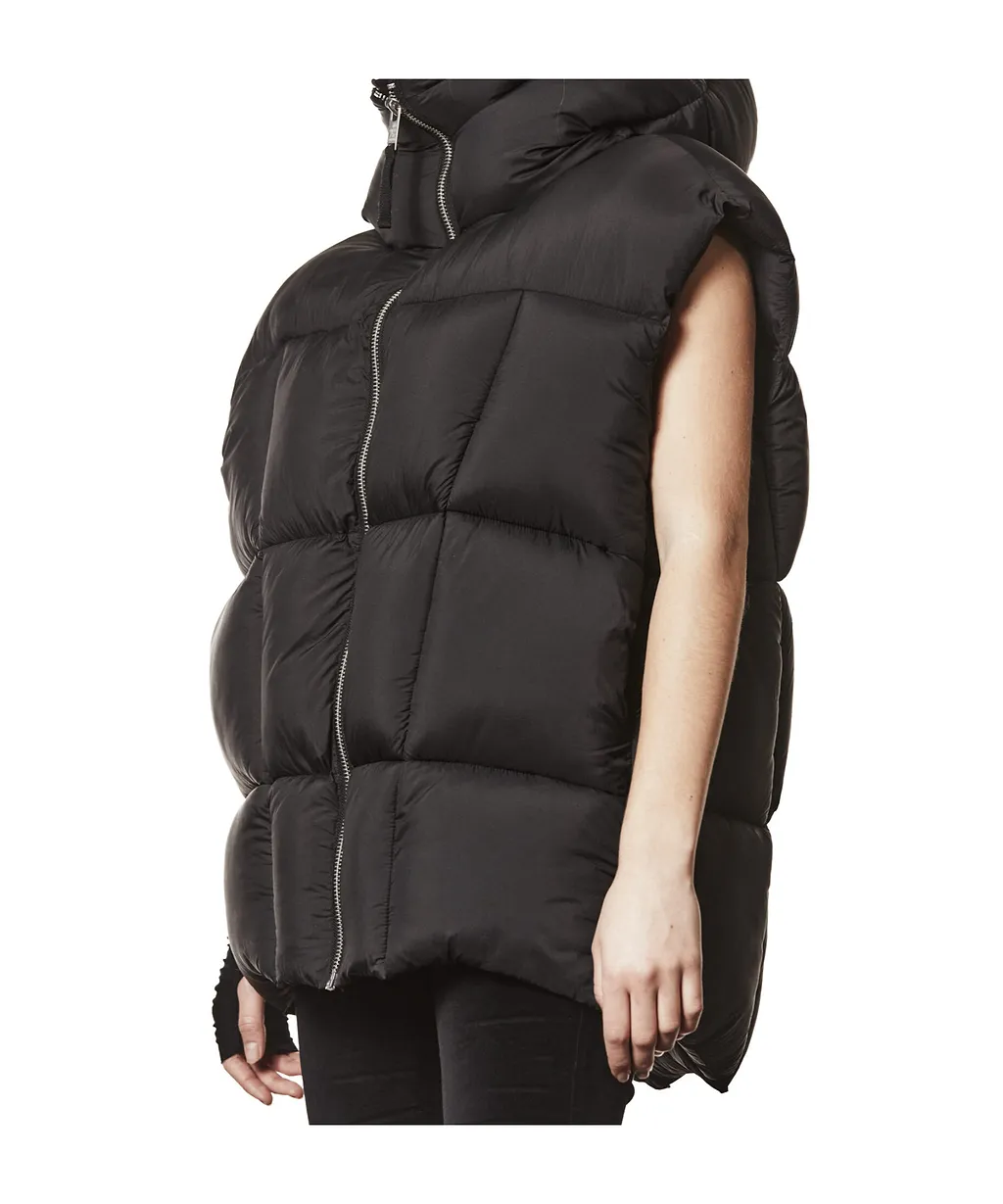 Quilted Hooded Vest