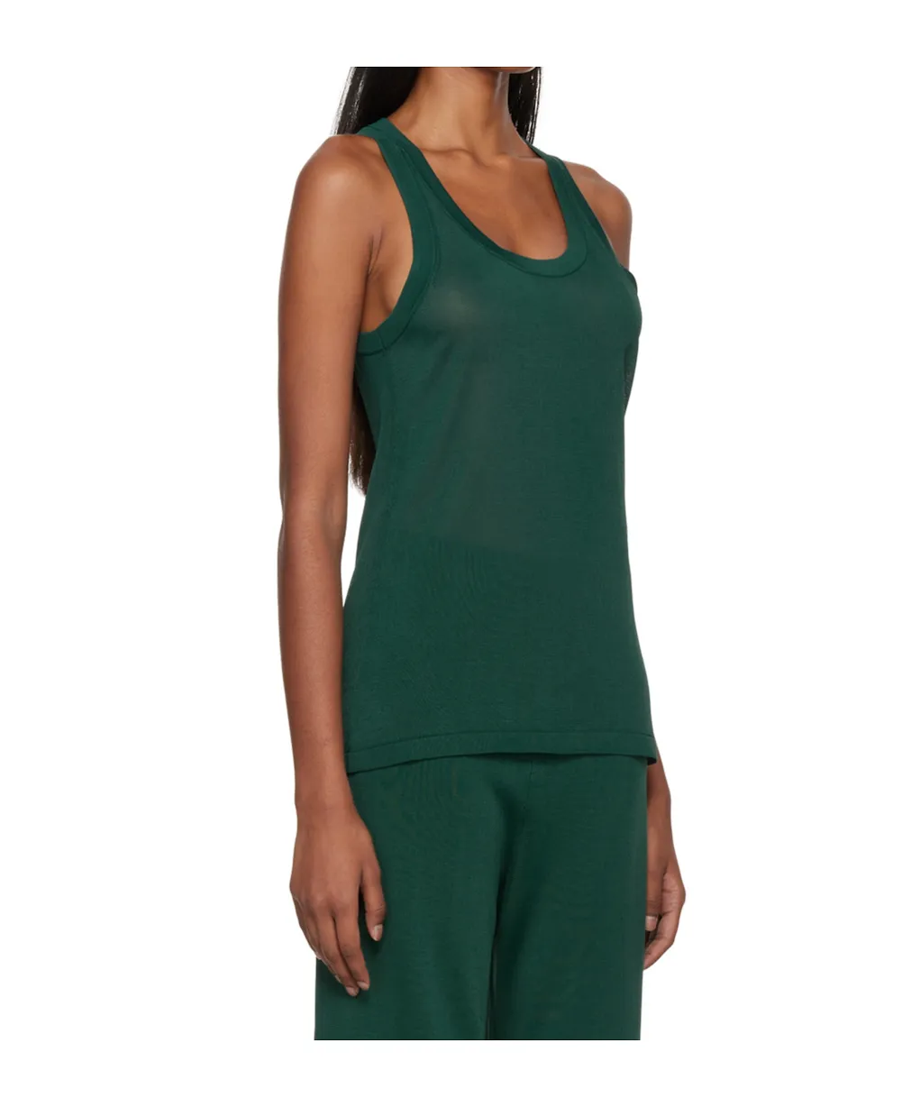 Semi-Transparent Knitted Vest