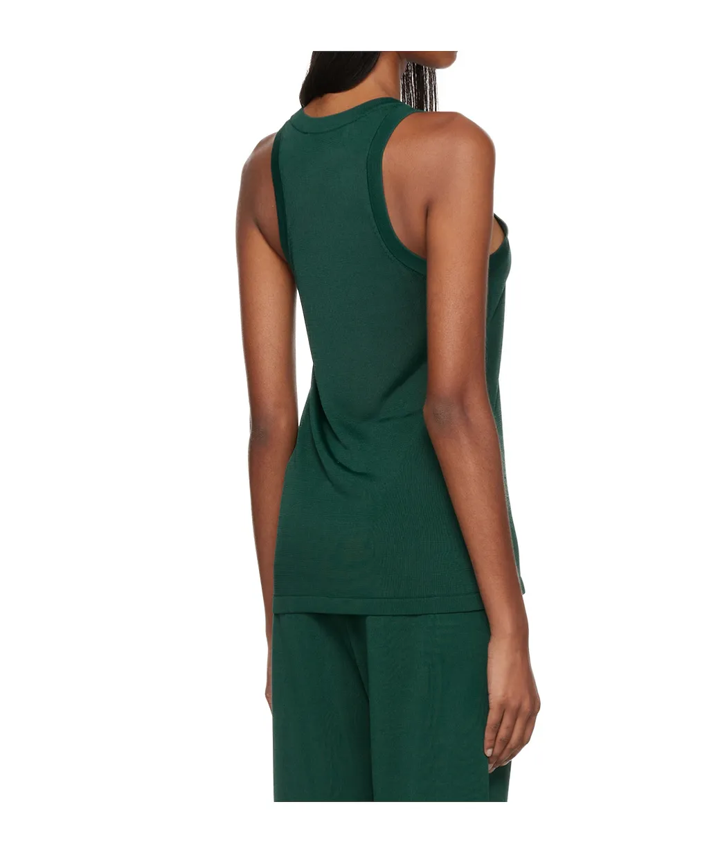 Semi-Transparent Knitted Vest