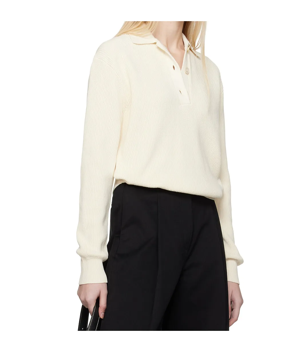 Studio Nicholson Chesapeake Long Sleeved Polo Top