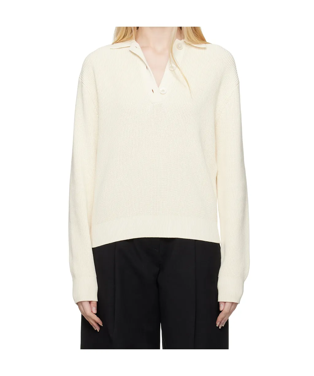 Studio Nicholson Chesapeake Long Sleeved Polo Top