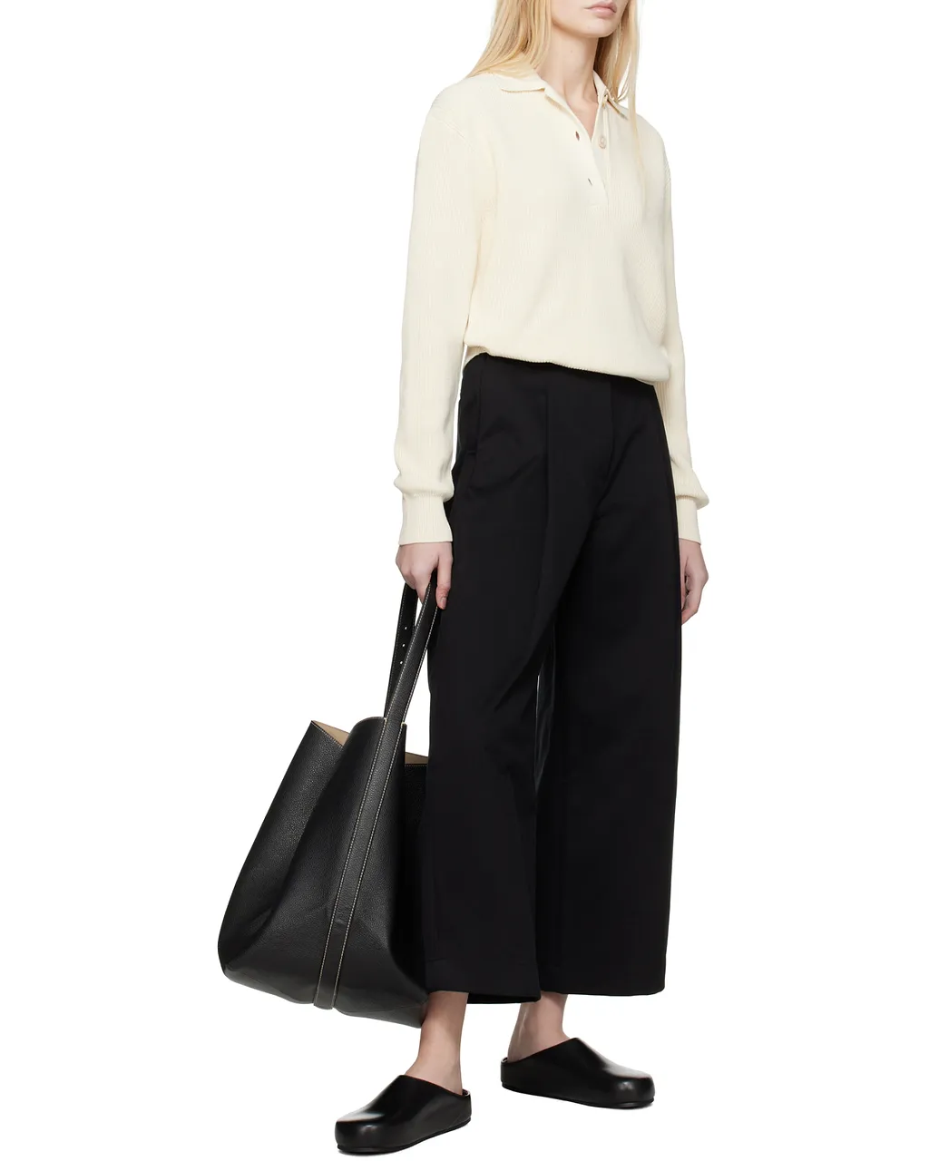 Studio Nicholson Chesapeake Long Sleeved Polo Top