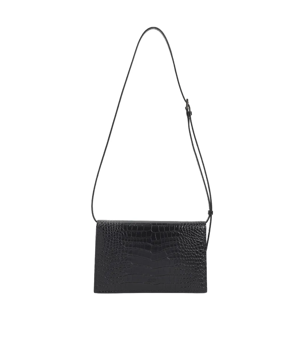 Tom Ford Double T Embossed Shoulder Bag
