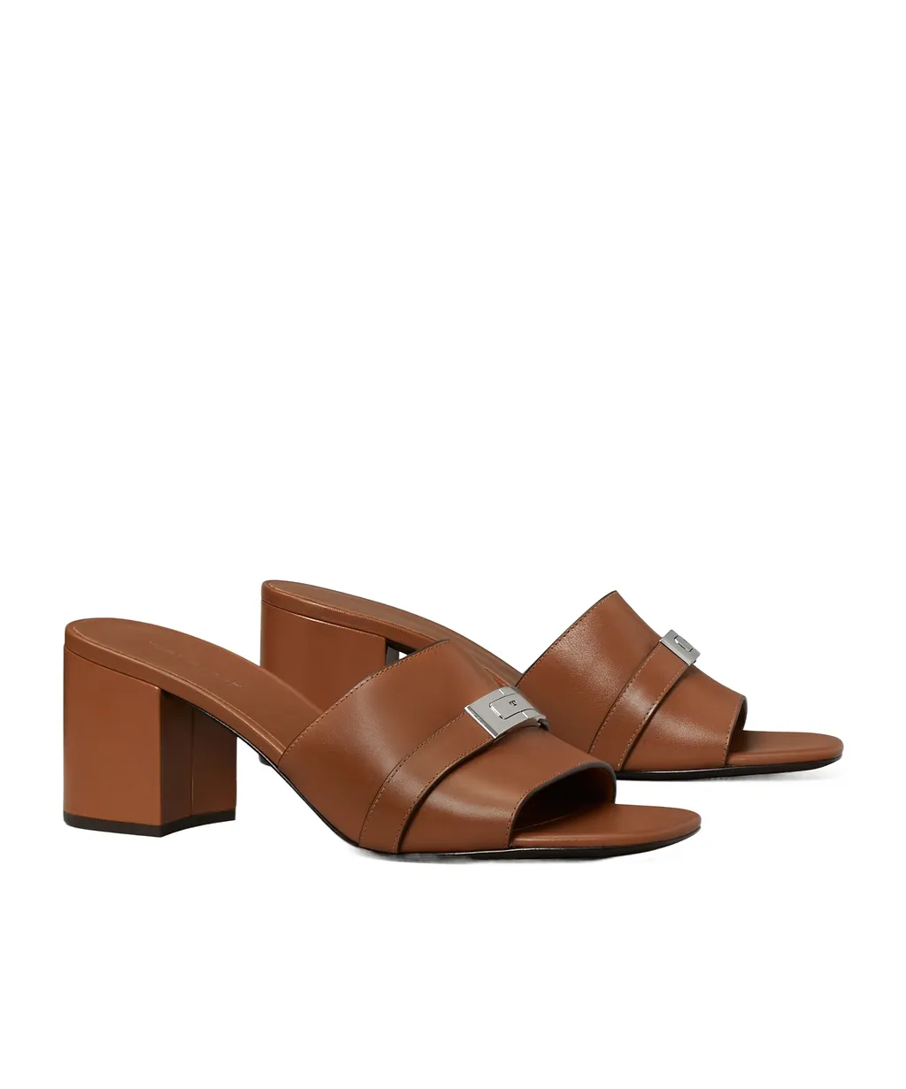 Tory Burch Block Heel Slide Sandals