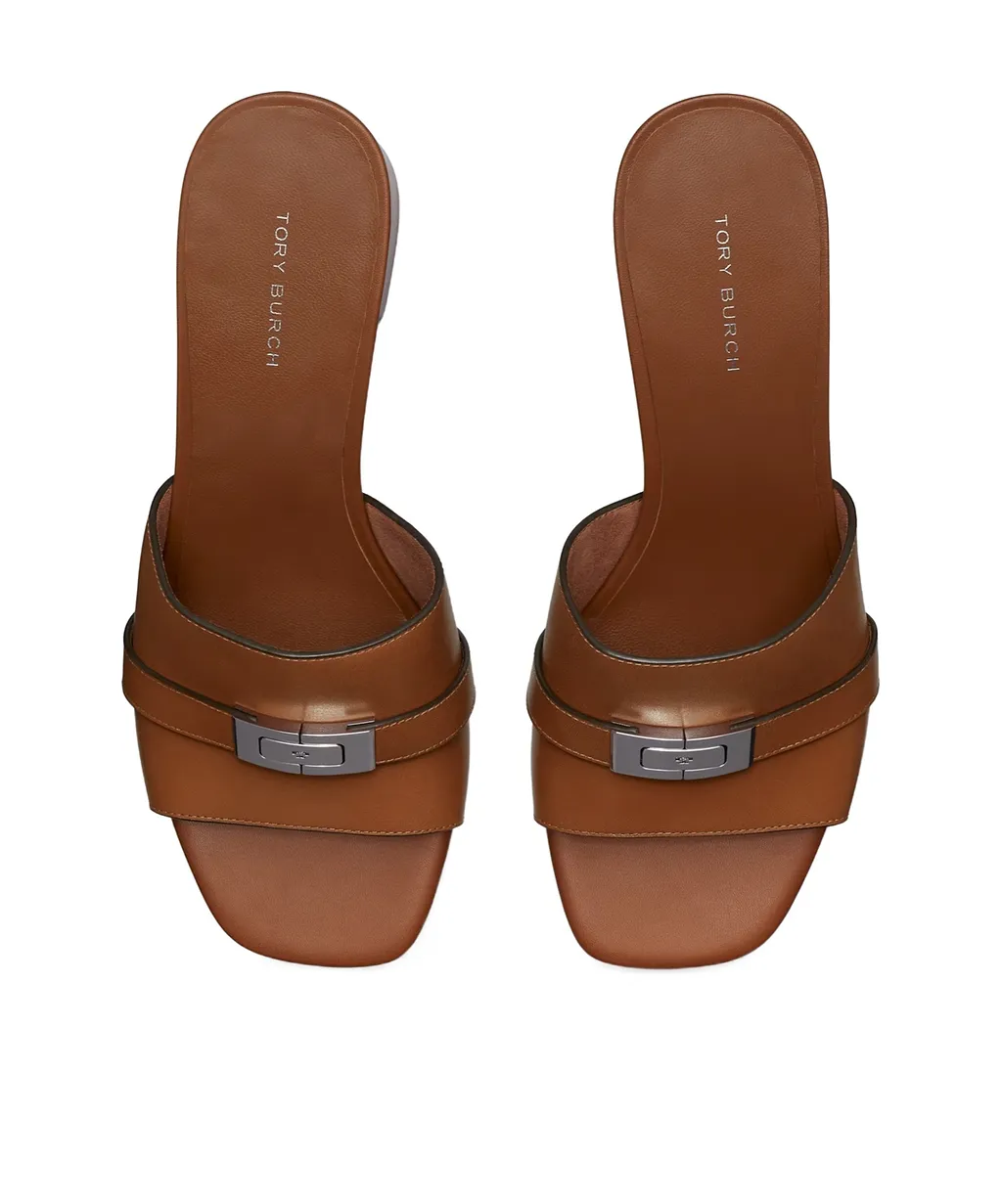 Tory Burch Block Heel Slide Sandals