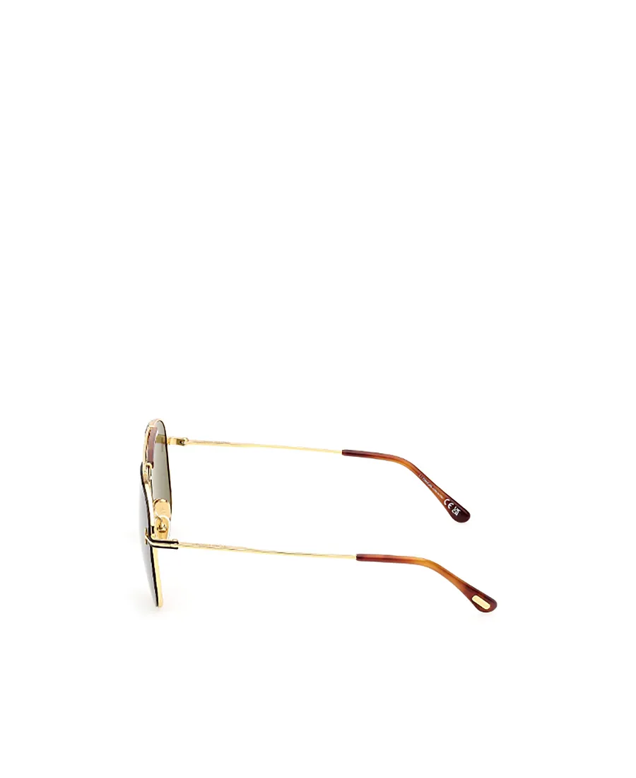 Tom Ford Eyewear Aviator Framed Sunglasses