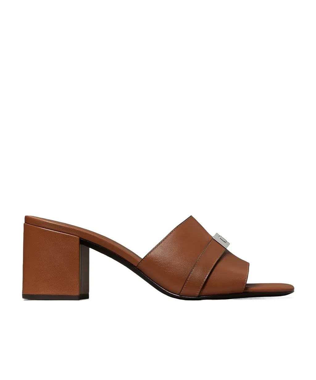 Tory Burch Block Heel Slide Sandals