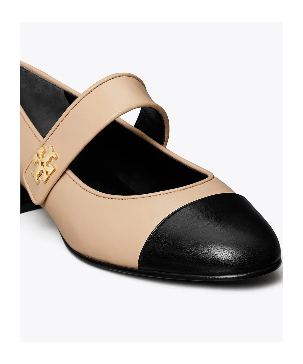 Tory Burch Cap-Toe Mary Jane Ballet Flats