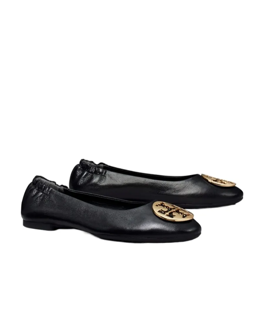 Tory Burch Claire Logo Plaque Ballerinas