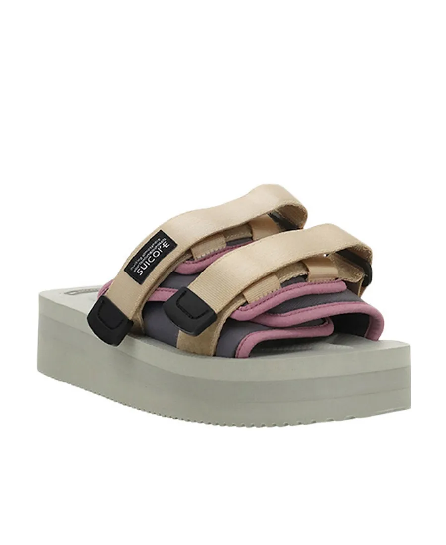 Suicoke Logo Patch Slip-On Sandals
